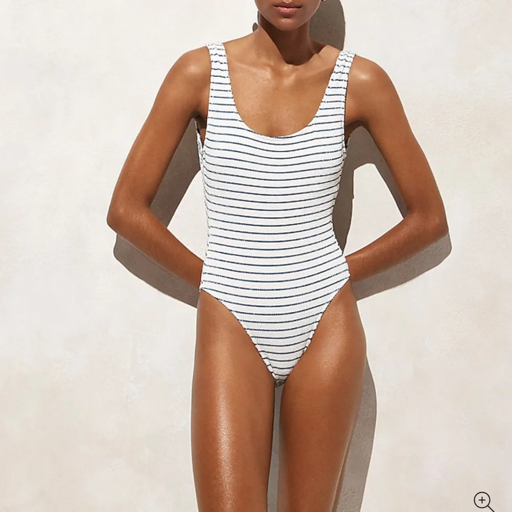 J.Crew Claudia scrunchie one-piece
